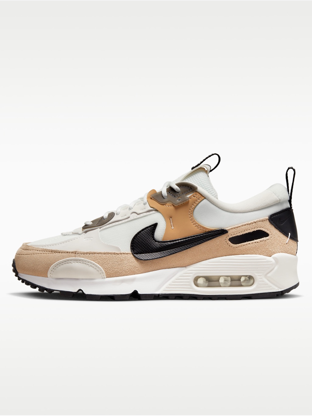Nike Air Max 90 Sneaker - Black And Tan Accents
